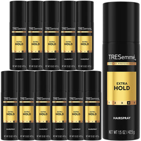 TRESemmé Extra Hold Travel Hairspray 12-pack front view