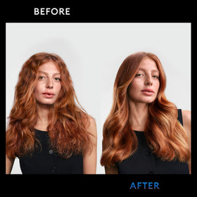 TRESemmé Silky & Smooth Anti-Frizz Shampoo in a bathroom setting