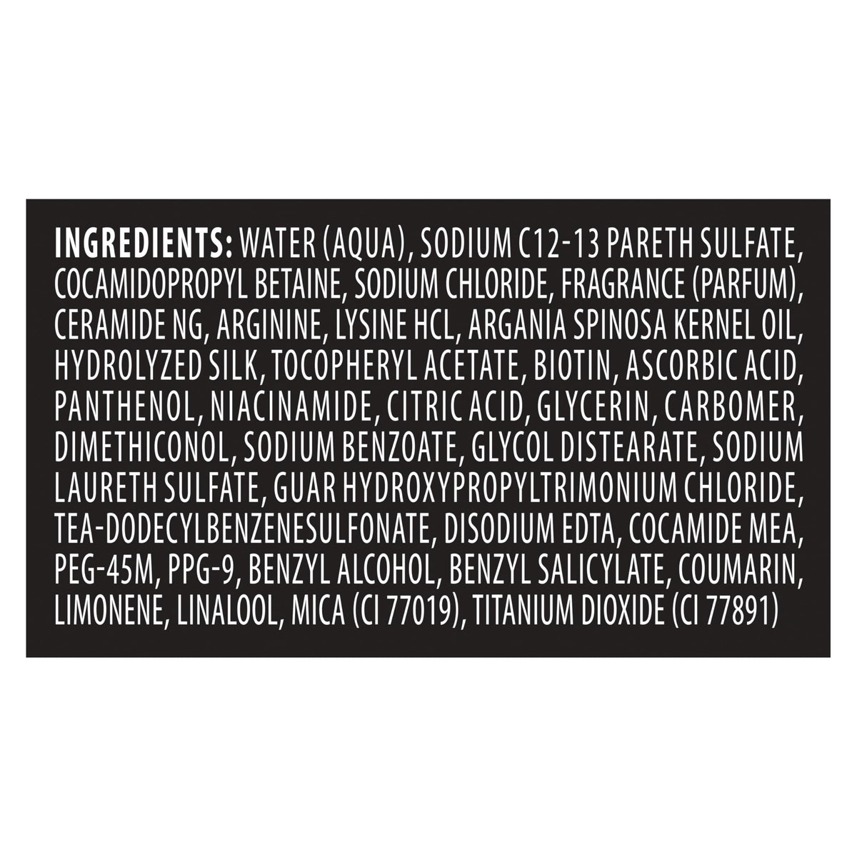 TRESemmé Silky & Smooth Anti-Frizz Shampoo packaging details