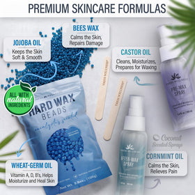 Tress Wellness pre-wax and after-wax sprays