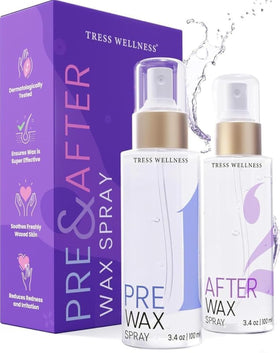 Tress Wellness Pre-Wax Cleanser 100ml spray bottle front view
