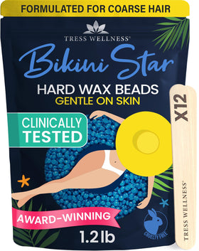 Tress Wellness Wax Beads 1.2lb bag front view with sea kiss scent
