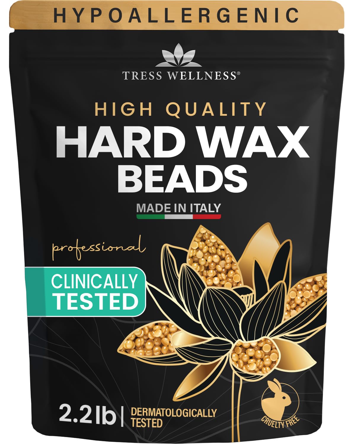 Tress Wellness Wax Beads 2.2lbs packaging front view