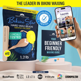 Tress Wellness Wax Beads application spatulas included in the kit