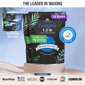 Tress Wellness Wax Beads Eucalyptus 1.2lb bag open