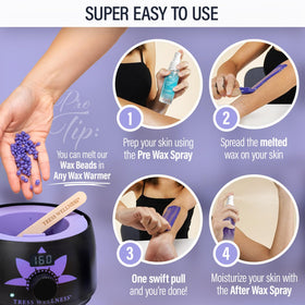 Tress Wellness Wax Beads eucalyptus scent close-up