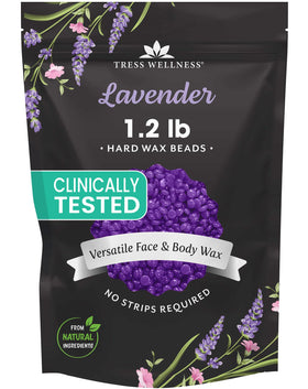 Tress Wellness Wax Beads Lavender 1.2 lbs front view