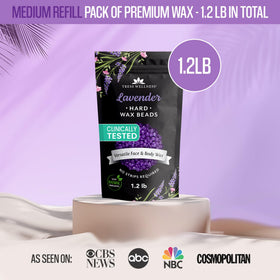 Tress Wellness Wax Beads Lavender 1.2 lbs packaging