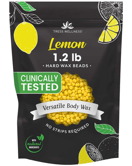 Tress Wellness Wax Beads Lemon 1.2 lb front view