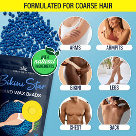 Tress Wellness Wax Beads with waxing guide