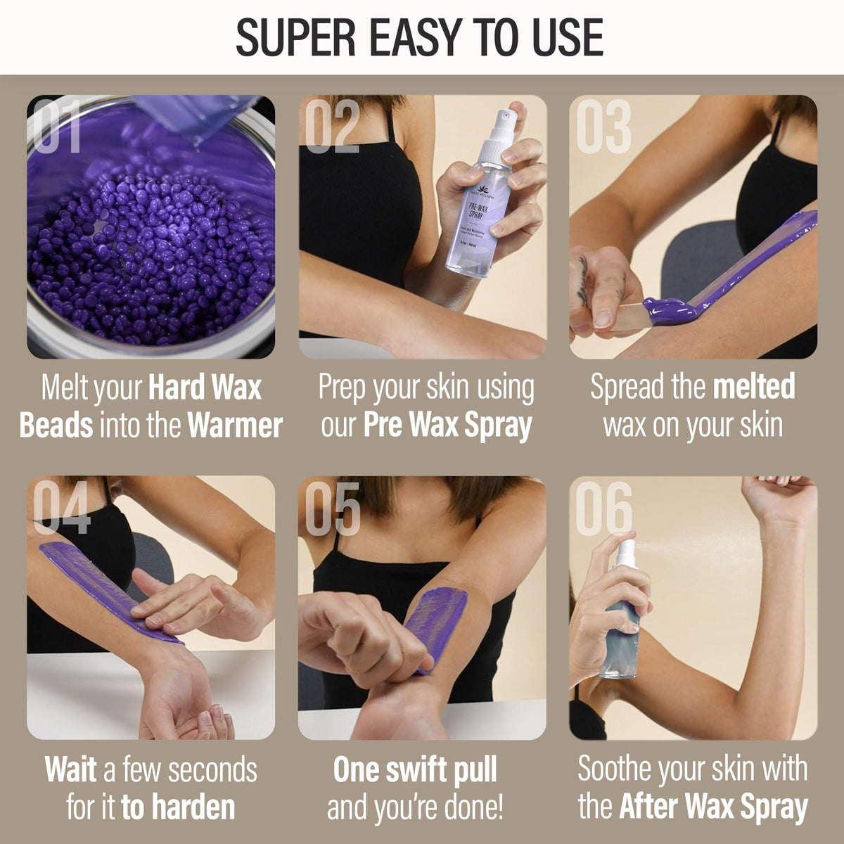 Tress Wellness Wax Like a Pro guide booklet with instructions