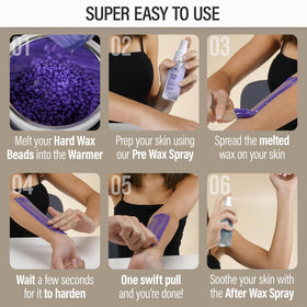 Tress Wellness Wax Like a Pro guide booklet with instructions