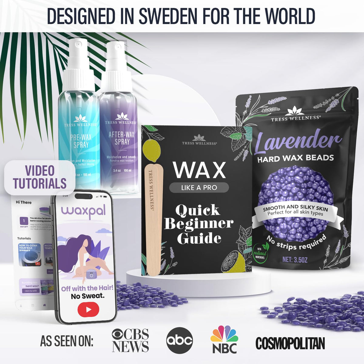 Tress Wellness Waxing Guide with tips and tricks