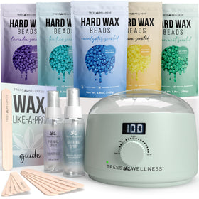 Tress Wellness Waxing Kit complete set with digital wax warmer