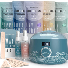 Tress Wellness Waxing Kit digital wax warmer front view