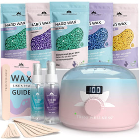 Tress Wellness Waxing Kit front view with digital display