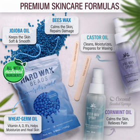 Tress Wellness Waxing Kit instructional guide and app access