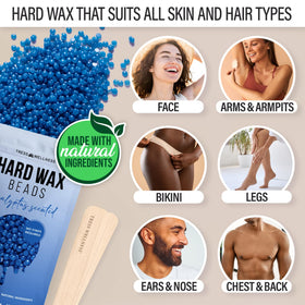 Tress Wellness waxing sticks and protective collars displayed together