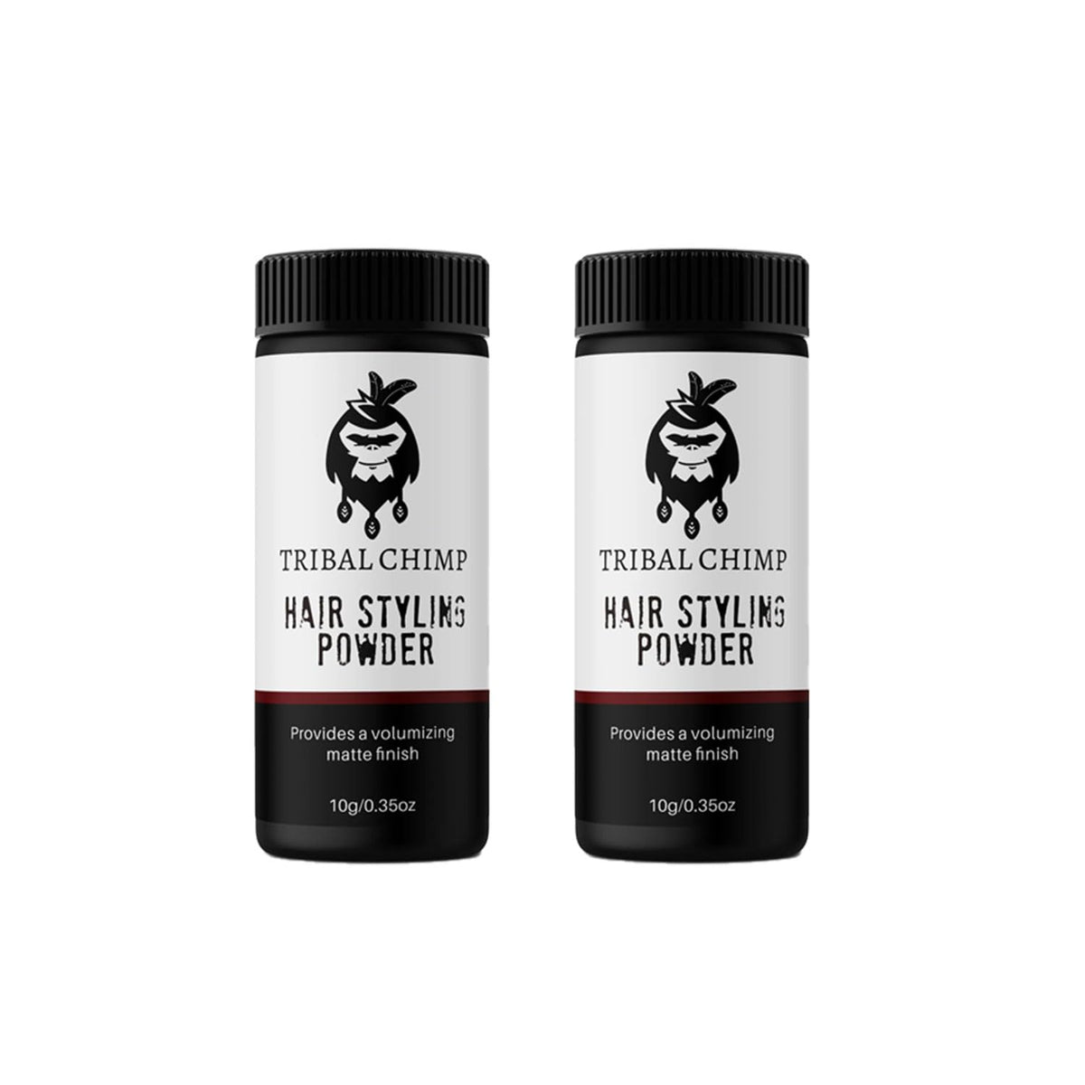 Tribal Chimp Hair Styling Powder 10g front view with matte finish
