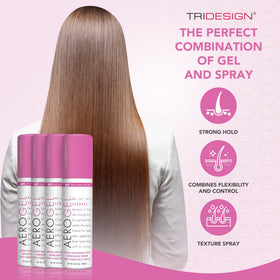 TRIDESIGN Aerogel Hair Spray 3 oz side view