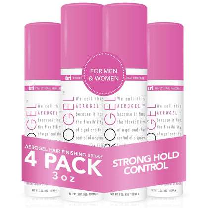 TRIDESIGN Aerogel Strong Hold Hair Finishing Spray 3 oz front view