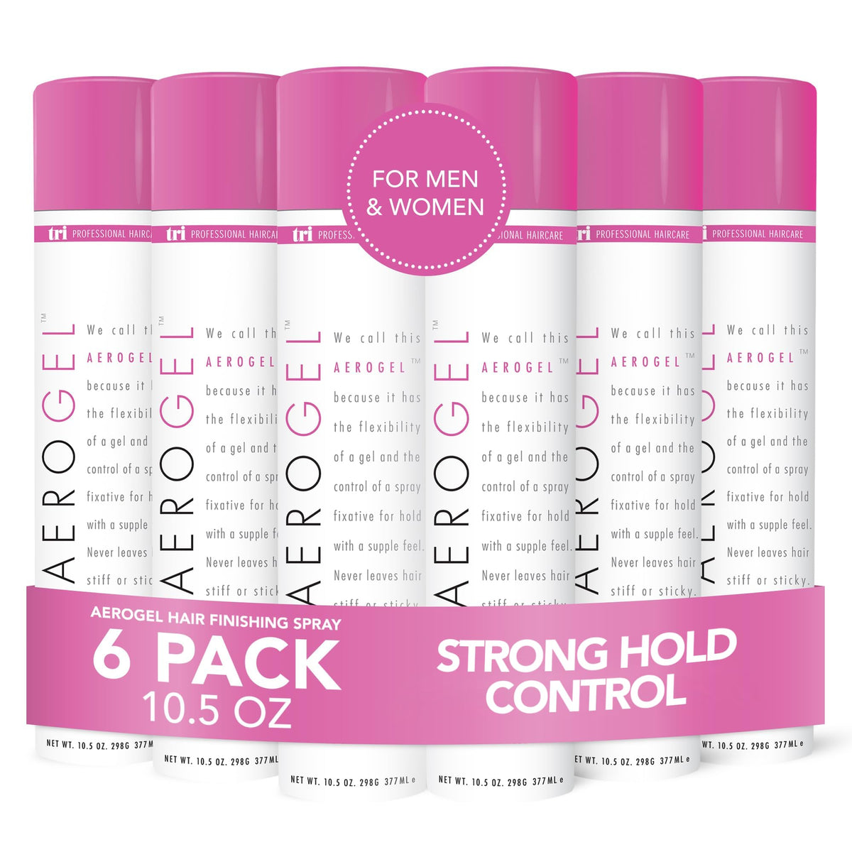 TRIDESIGN Aerogel Strong Hold Hair Spray 10.5 oz front view