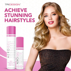 TRIDESIGN Aerogel Strong Hold Volumizing Hair Spray 10.5oz back view