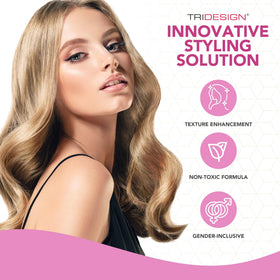 TRIDESIGN Aerogel Strong Hold Volumizing Hair Spray 3oz back view