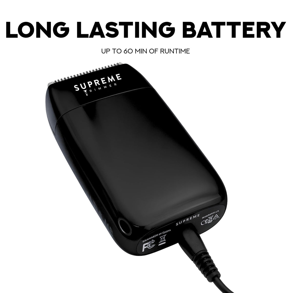Trimmer Crunch Lite STF600 showing power level on LED display