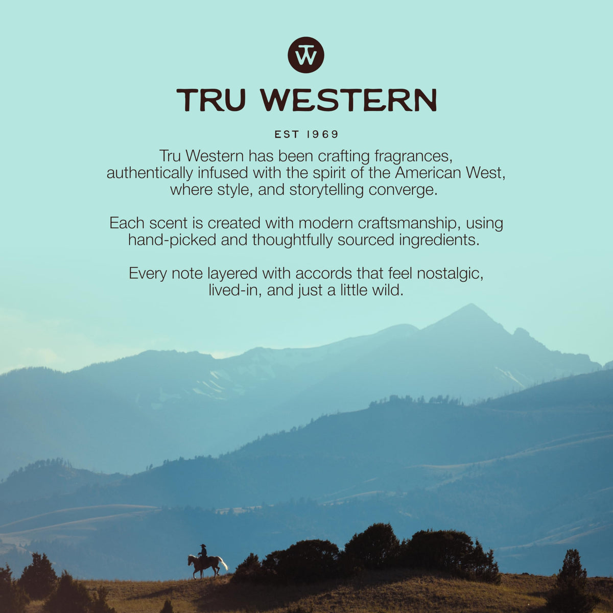 Tru Yellowstone Ride Men's Cologne with whiskey glass