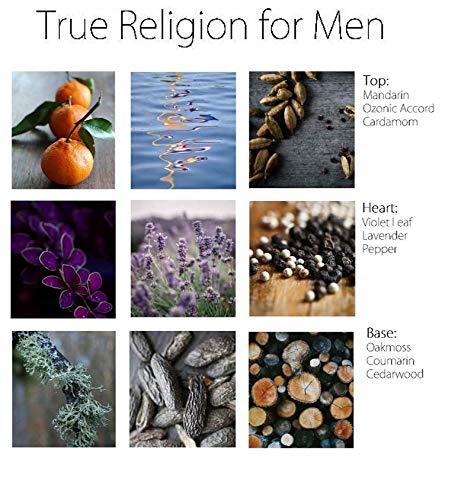 True Religion Eau De Toilette Spray for Men 100 ml bottle and packaging