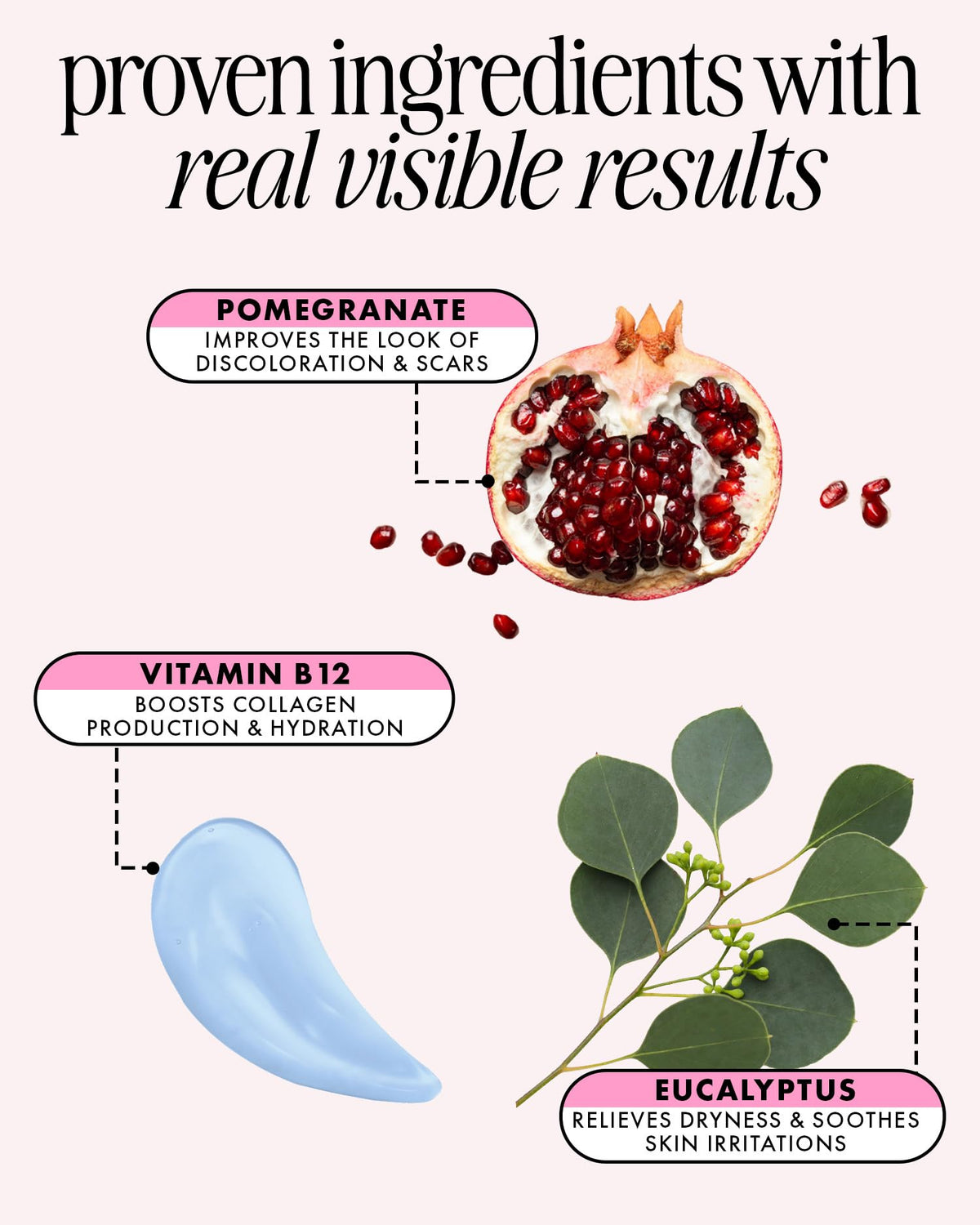 Truly Jelly support Pigment Body Potion displayed with natural elements
