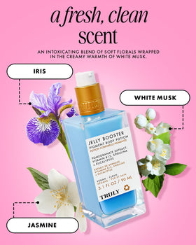 Truly Jelly support Pigment Body Potion with other Truly skin care products
