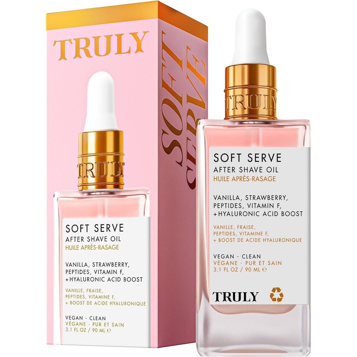 Truly Soft Serve After Shave Oil 320g front view