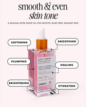 Truly Soft Serve After Shave Oil packaging