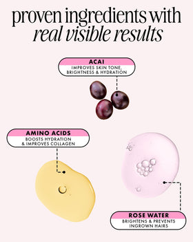 Truly Unicorn Fruit After Shave Serum with fresh fruit