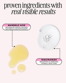 Truly Unicorn Fruit Skin Brightening Deodorant with cotton candy background