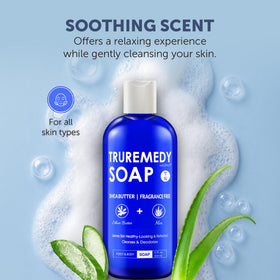 Truremedy Naturals Body Wash 12oz back view