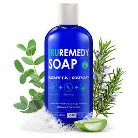 Truremedy Naturals Body Wash Eucalyptus & Rosemary 12oz front view