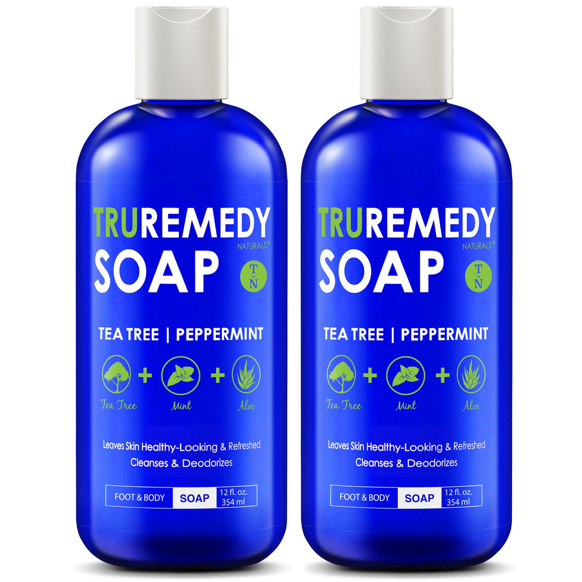 Truremedy Naturals Body Wash Tea Tree & Peppermint front view