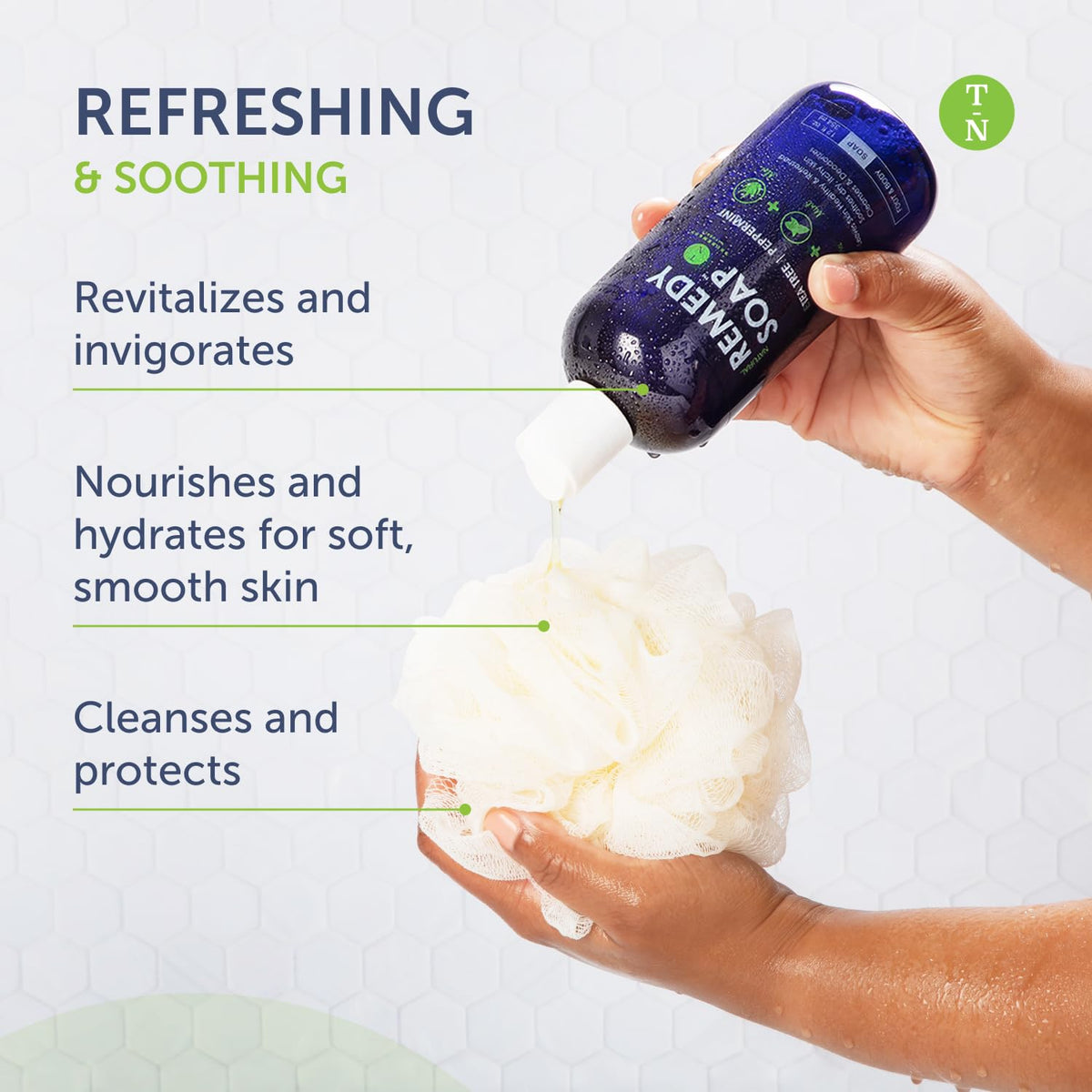 Truremedy Naturals body wash with eucalyptus leaves