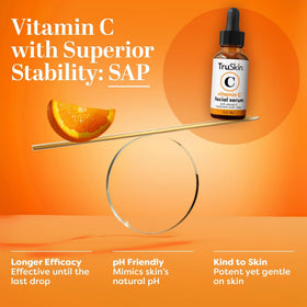 TruSkin Brightening Vitamin C Serum application on skin