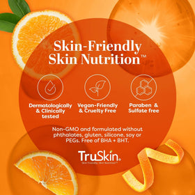 TruSkin Naturals Brightening Vitamin C Serum application process
