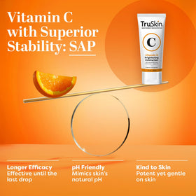 TruSkin Vitamin C Face Cream application on skin