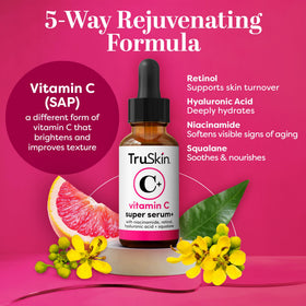 TruSkin Vitamin C Super Serum 2 fl oz back view