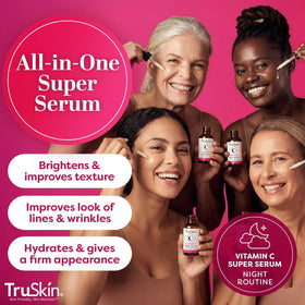 TruSkin Vitamin C Super Serum texture on hand