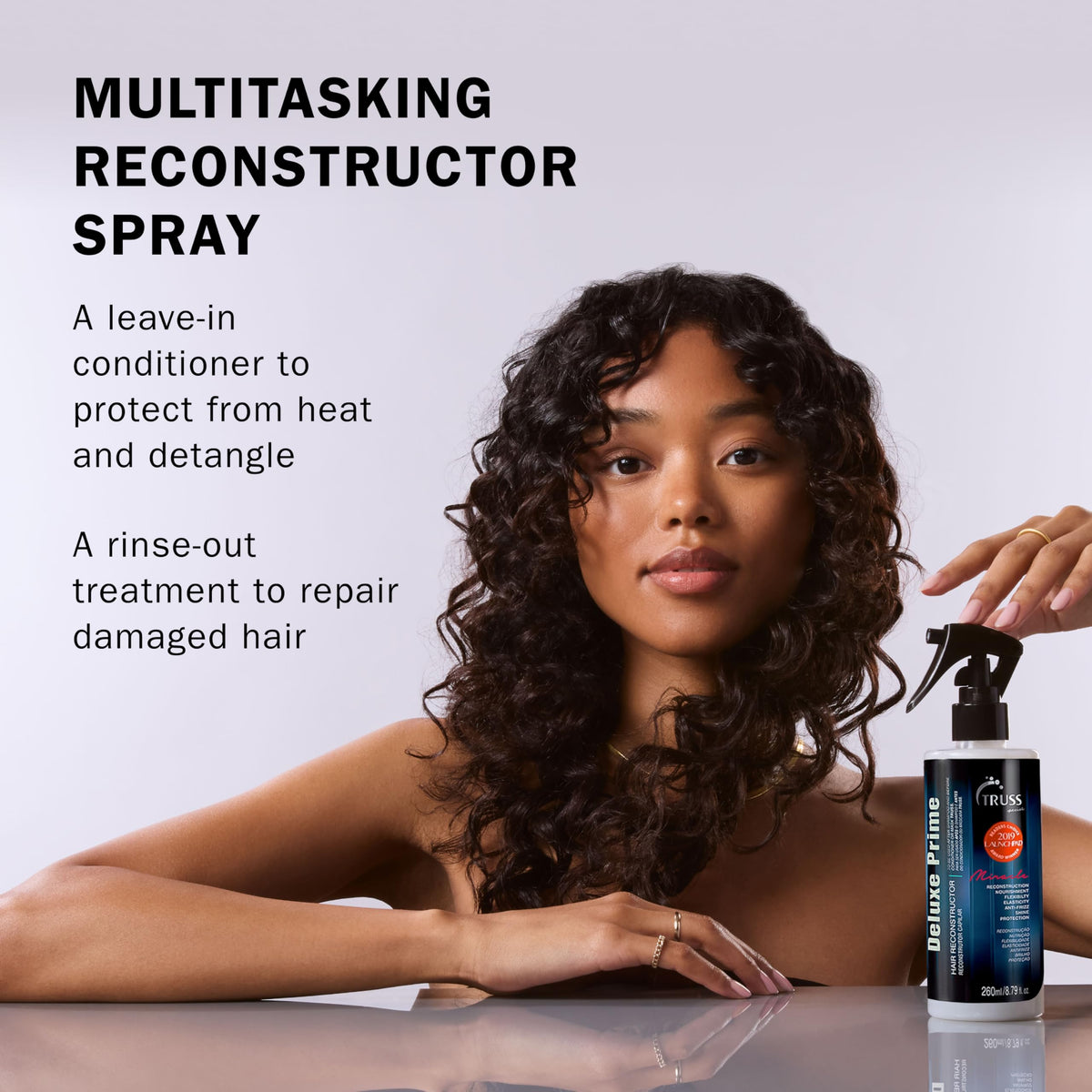 TRUSS Deluxe Hair Spray 260ml close-up of nozzle