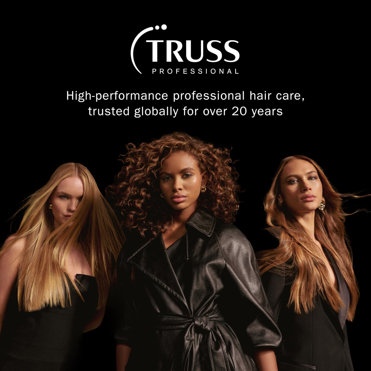TRUSS Deluxe Hair Spray 260ml with other hair care products