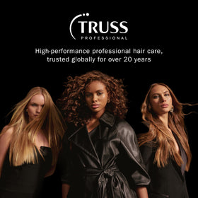 TRUSS Deluxe Hair Spray 260ml with other hair care products
