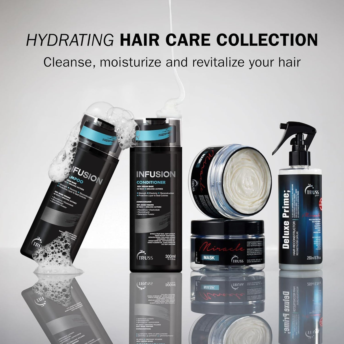 TRUSS Infusion Hair Shampoo 300ml on a shelf